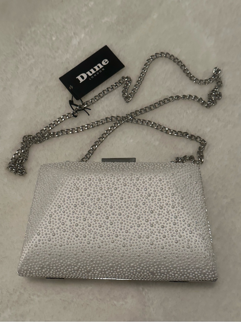 Dune London Bridal Beaded Bag